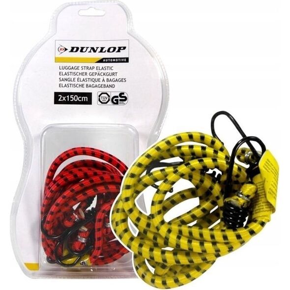 Dunlop Dunlop - Gumy do mocowania bagażu 2x150cm (Żołty) 13333386 5907731989015