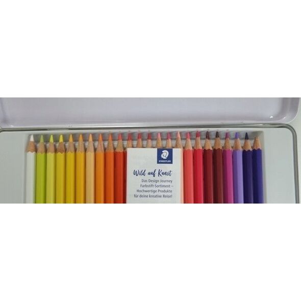 Staedtler STAEDTLER "Design Journey" Metalletui mit 72 Farbstiften 13333655 4007817071076
