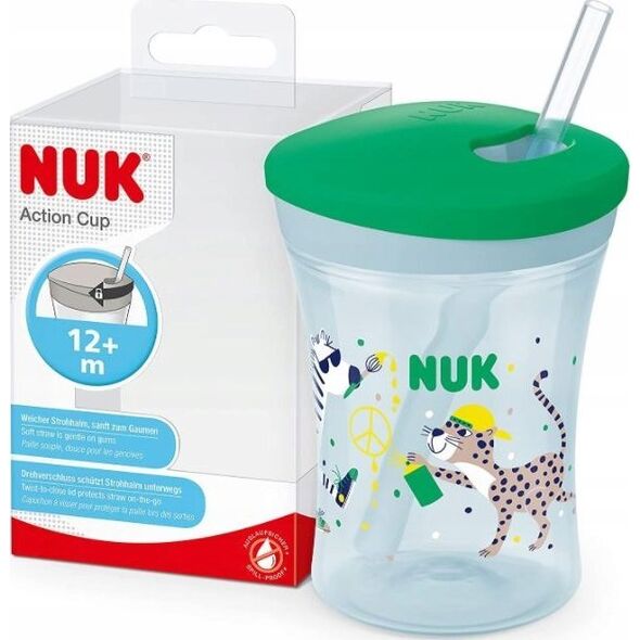 NUK NUK Trinklernbecher Action Cup 230ml grün 13333861 4008600398516