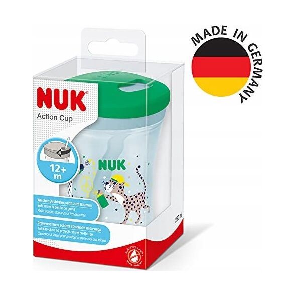 NUK NUK Trinklernbecher Action Cup 230ml grün 13333861 4008600398516