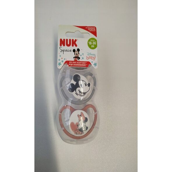 NUK NUK Schnuller Disney Minnie Mouse Space 18-36 M. 2 Stück 13333865 4008600402190