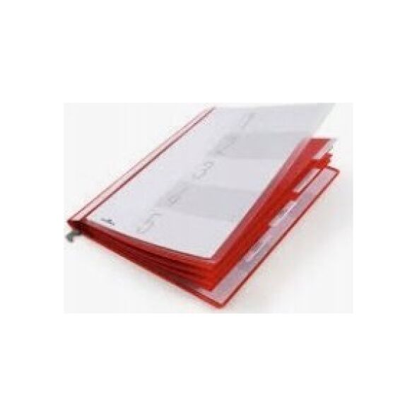 Durable DURABLE Personalhefter m Hängeschiene A4 5 Fächer rot 13334056 4005546733395