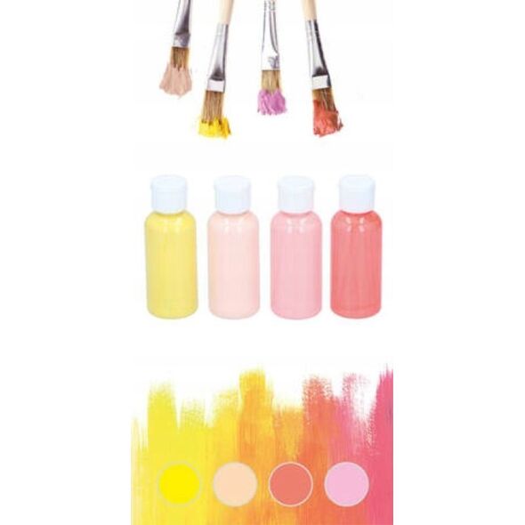 Artico Artico - Zestaw farb pastelowych akrylowych w tubkach 80 ml 4 kolory (Zestaw 1) 13335073 5904501202978
