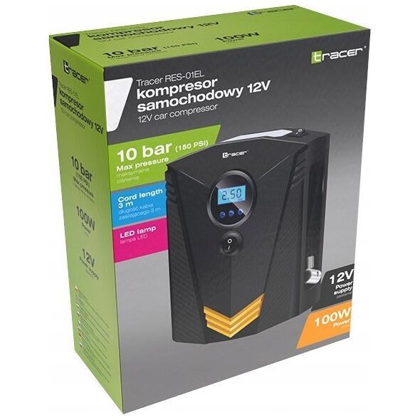 Kompresor samochodowy Tracer Kompresor TRACER RES-01EL 13335199 5907512869918