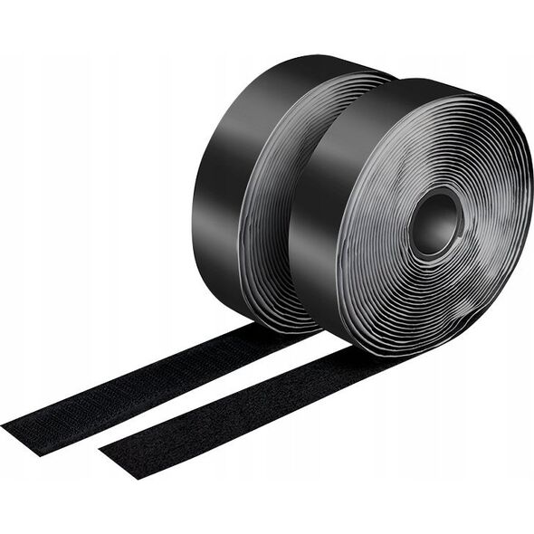 Organizer LogiLink Logilink Klettband-Set, schwarz, Breite: 25 mm, Rolle, 5m 13335492 4052792067514