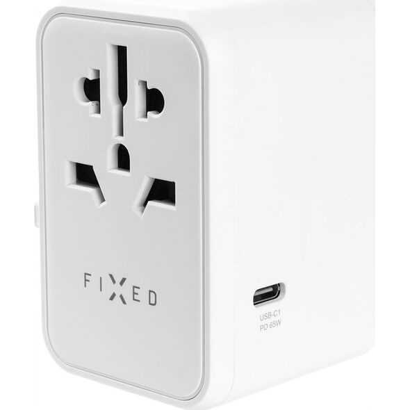 Ładowarka Fixed FIXED ładowarka / adapter podróżny 3xUSB-C/ 2xUSB-A 65W biały - Gwarancja bezpieczeństwa. Proste raty. Bezpłatna wysyłka od 170 zł. 13336181 8591680148981