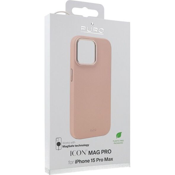 Puro PURO ICON MAG PRO - Etui iPhone 15 Pro Max MagSafe (Rose) 13336408 8018417455803