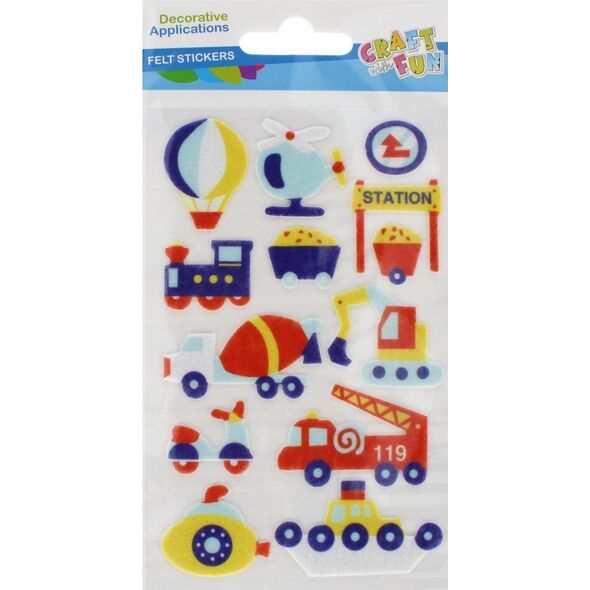 Craft with Fun OZDOBA DEK FILC POJAZDY SPRZYL CF PBH  24/288 13336625 5904335885057