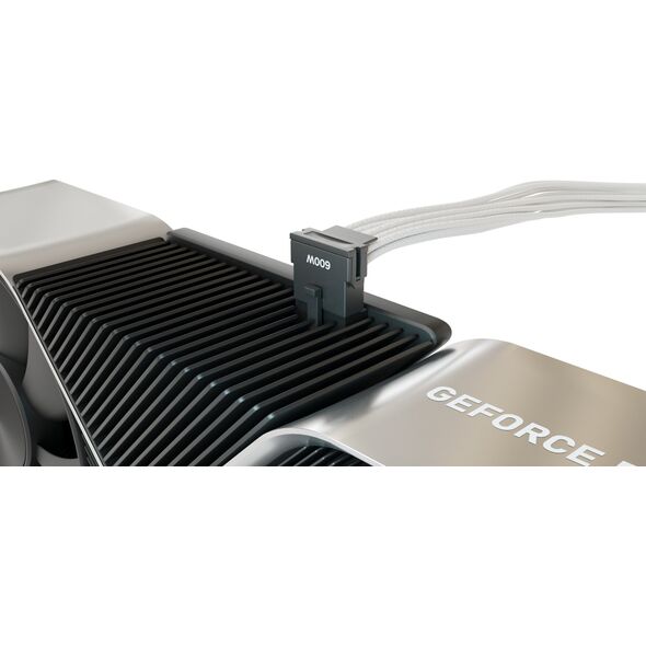 SeaSonic Seasonic 12VHPWR PCIe adapter cable, 90 angled (white, 75cm) 13337308 4711173878124