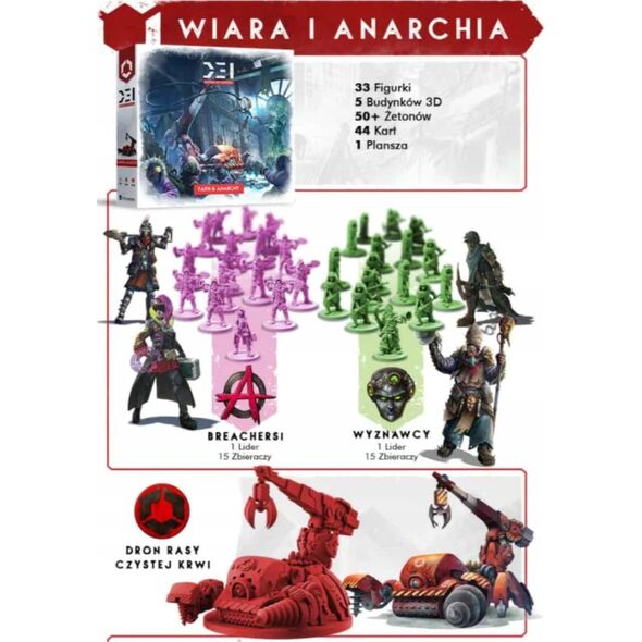 Czacha Games GRA DIVIDE ET IMPERA: WIARA I ANARCHIA dodatek - CZACHA GAMES 13340659 8052282852961