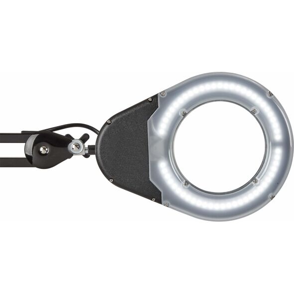 Lampka biurkowa Maul MAUL LED Lupenleuchte Viso mit Klemmfuß schwarz 13341349 4002390061742