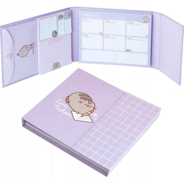 Pusheen Pusheen - Planner tygodniowy z karteczkami samoprzylepnymi z kolekcji Moments (19,3 x 16,5 cm) 13341515 8435497298814