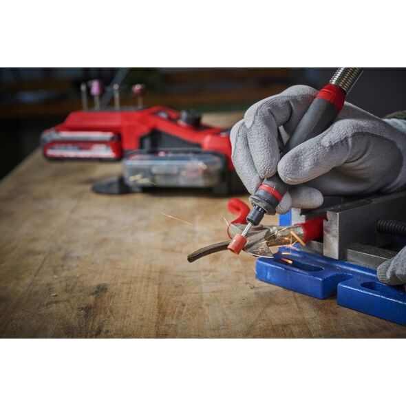 Einhell Einhell cordless grinding / engraving tool (stat) TE-MT 18/34 Li-Solo, straight grinder (red/black, without battery and charger) 13341806 4006825668728