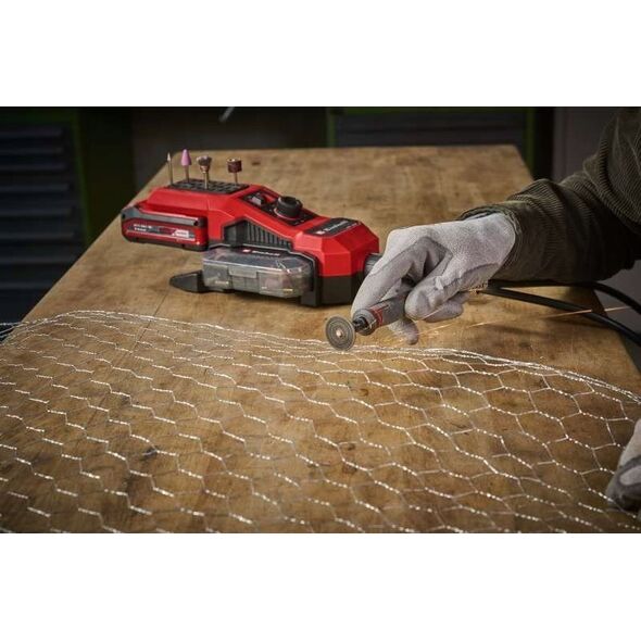 Einhell Einhell cordless grinding / engraving tool (stat) TE-MT 18/34 Li-Solo, straight grinder (red/black, without battery and charger) 13341806 4006825668728