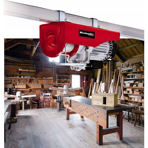 Einhell Einhell rope hoist TC-EH 600, cable winch (red, 1,050 watts) 13341817 4006825628753