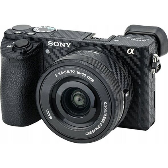 JJC Okleina na korpus aparatu JJC KS-A6500CF Carbon do Sony A6500 + Sony 16-50 mm 13355878 6950291573735