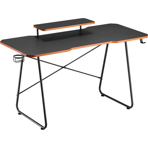 Biurko NanoRS Biurko gamingowe z półką na monitor NanoRS, 50kg max, wysokość 850mm, czarne, RS170 13390370 5902211131496