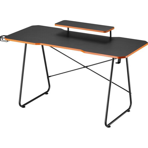 Biurko NanoRS Biurko gamingowe z półką na monitor NanoRS, 50kg max, wysokość 850mm, czarne, RS170 13390370 5902211131496