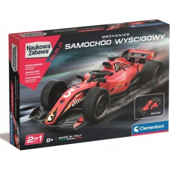 Clementoni Zestaw konstrukcyjny Laboratorium Mechaniki - Samochód Wyścigowy 13400635 8005125508709
