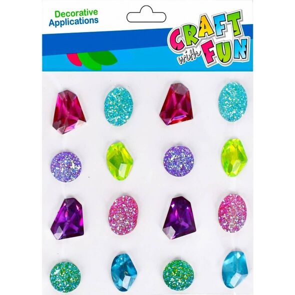 Craft with Fun OZDOBA DEK KRYSZT SPRZYL 16SZT SZLACH CF 12/144 13401791 5908275177128