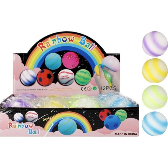 Mega Creative ZAB WYCISKANA PILKA 7CM MIX4 MC DISP 12/144/288 13402111 5904335828689