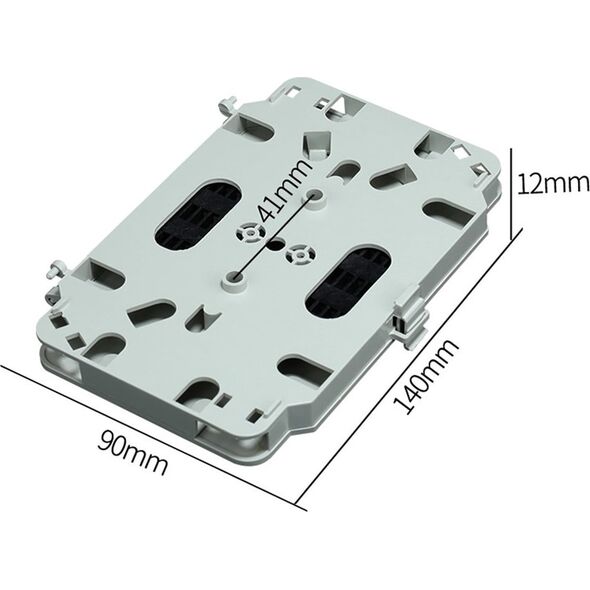ExtraLink EXTRALINK 24 CORE FIBER OPTIC SPLICE TRAY SINGLE HOLE 13402605 5903148910215