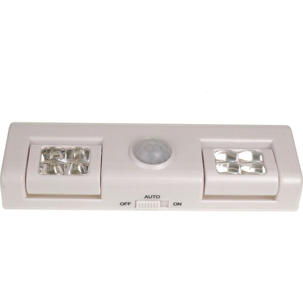 Lampka wtykowa do gniazdka Rum-Lux Lampka LBS-01 bateryjna LED z sensorem ruchu i zmierzchu RUM-LUX 13403735 5905003006538
