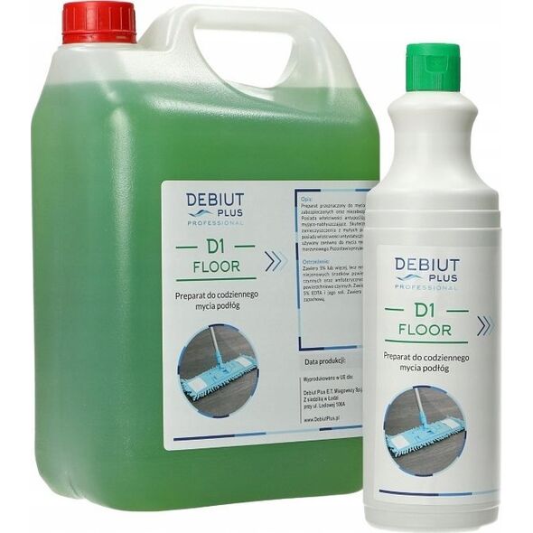Debiut Plus Professional Debiut Plus Professional D1 Floor - Preparat do codziennego mycia podłóg - 5 l 13405237 5907662640641