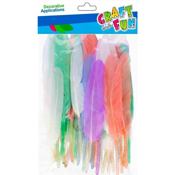 Craft with Fun Piórka 8-12cm 50szt 13407426 5908275179856