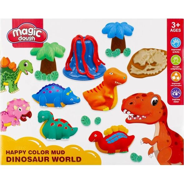 Mega Creative Masa plastyczna z akcesoriami Dino 13408154 5904335847451