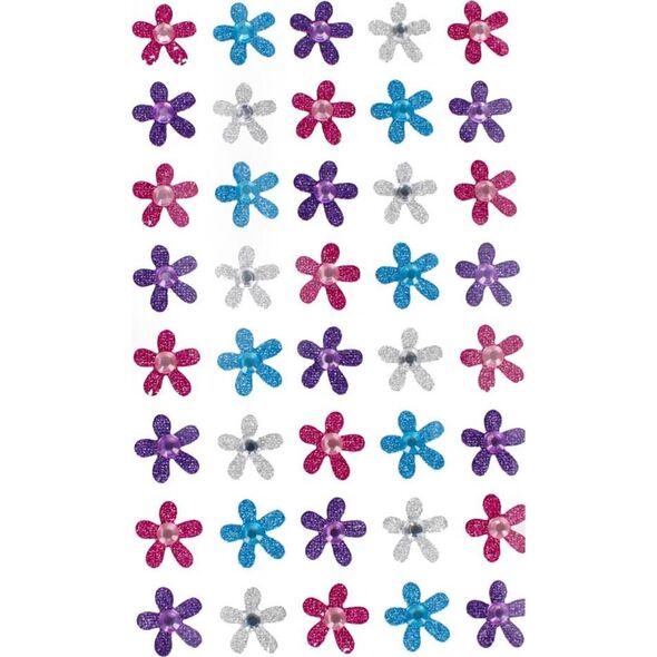 Craft with Fun NAKLEJ KWIATY BROK 40SZT CF B/C 12/288 13410657 5908275174592
