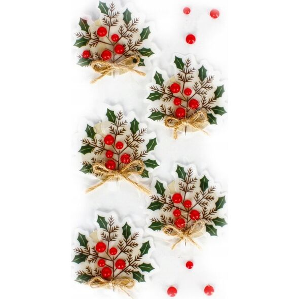 Craft with Fun OZDOBA BN NAKLEJKI 3D GALAZKI 5SZT CF 12/288 13410664 5908275174271
