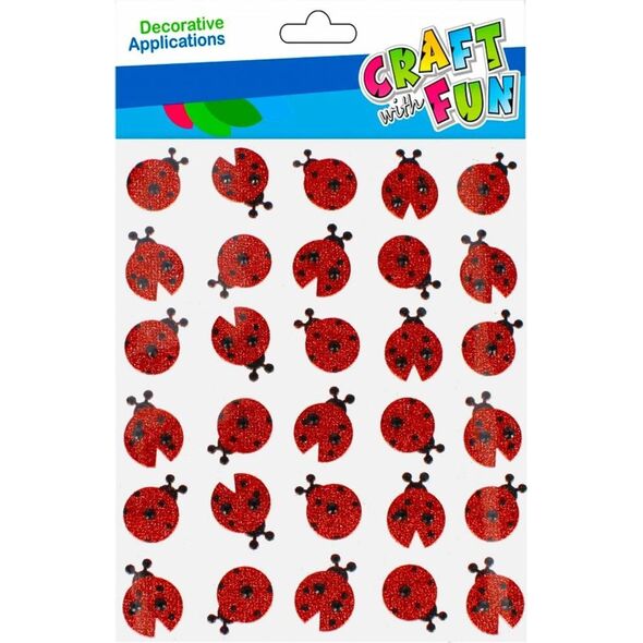 Craft with Fun NAKLEJ BIEDRONKI 30SZT CF B/C 12/288 13410683 5908275174578