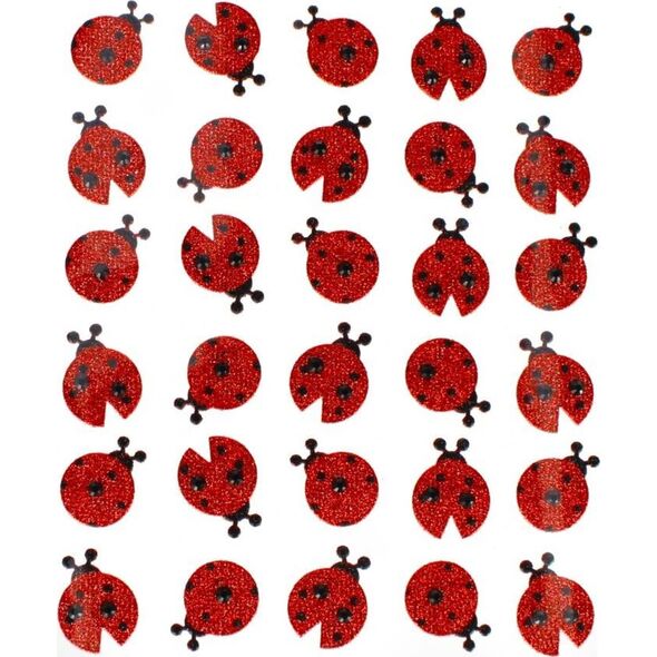 Craft with Fun NAKLEJ BIEDRONKI 30SZT CF B/C 12/288 13410683 5908275174578