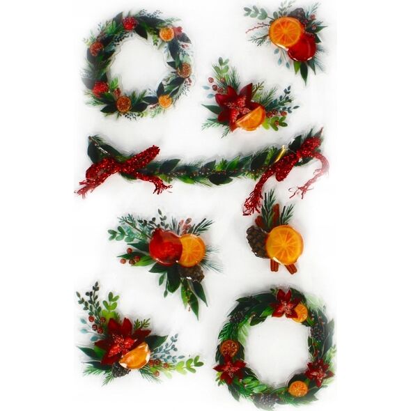 Craft with Fun OZDOBA BN NAKLEJKI 3D 8SZT CF STROIK 12/288 13410707 5908275174295