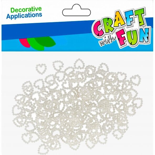 Craft with Fun OZDOBA DEK PERLOWA SERDUSZKA 20G PBH 24/288 13410758 5908275173991