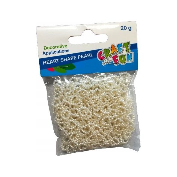 Craft with Fun OZDOBA DEK PERLOWA SERDUSZKA 20G PBH 24/288 13410758 5908275173991