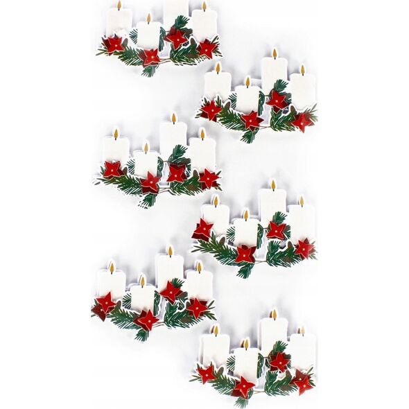 Craft with Fun OZDOBA BN NAKLEJKI 3D SWIECE 6SZT CF 12/288 13410814 5908275174066