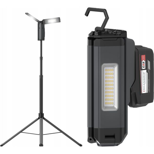 Latarka Scangrip Baterija work light TOWER COMPACT CONNECT with tripod, 2500 l, Scangrip 13419889 5708997006979