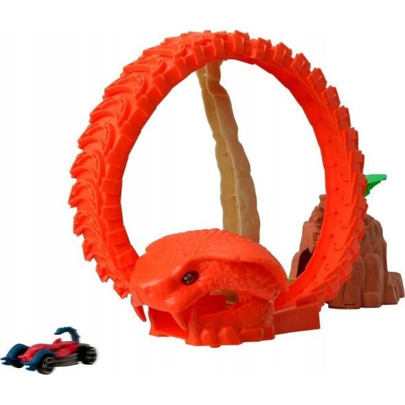 HTI PROMO Tor samochodowy Wąż Serpent Strike + 1 autko wyścigowe Beast Machines TEAMSTERZ 1417436 p4 13425857 5050841743616