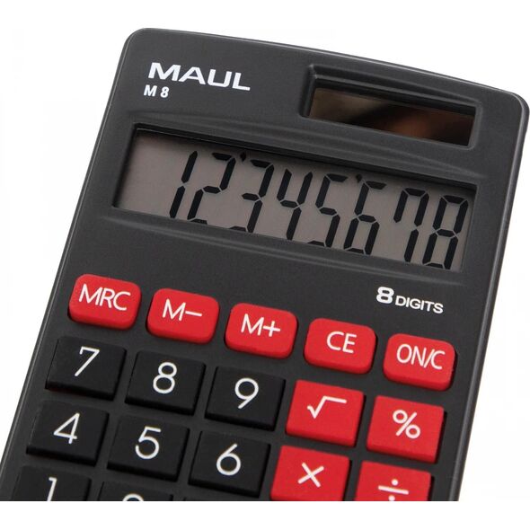Kalkulator Maul Kalkulator Maul M 8 czarny, CZARNY 13431147 4002390085151