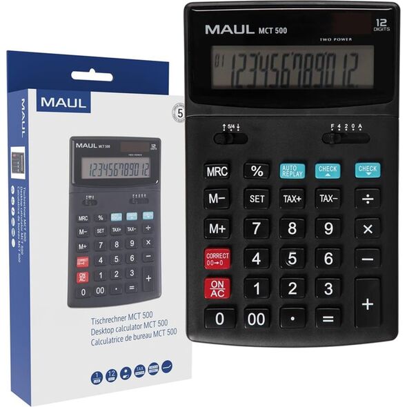 Kalkulator Maul Kalkulator Maul MCT 500 czarny 13431149 4002390086004