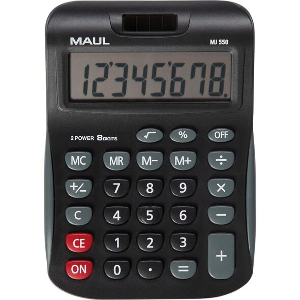 Kalkulator Maul Kalkulator Maul MJ 550 czarny, CZARNY 13431151 4002390085380