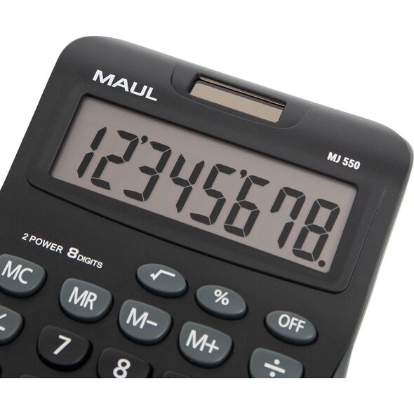 Kalkulator Maul Kalkulator Maul MJ 550 czarny, CZARNY 13431151 4002390085380