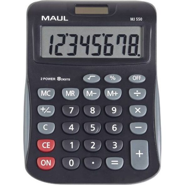 Kalkulator Maul Kalkulator Maul MJ 550 czarny, CZARNY 13431151 4002390085380