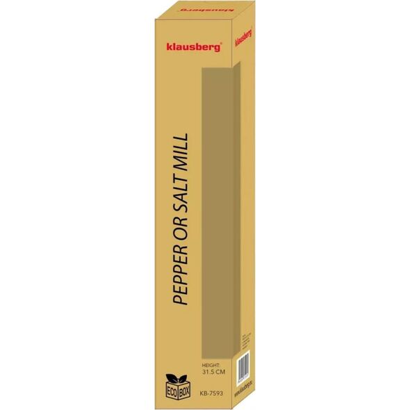 Młynek do przypraw Klausberg MŁYNEK AKACJOWY DO PIEPRZU 31,5CM KLAUSBERG KB-7593 13432092 5908287275935