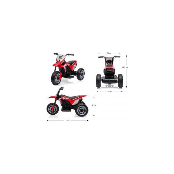 Milly Mally Pojazd na akumulator Motocykl HONDA CRF 450R Red 13433766 5901761128581