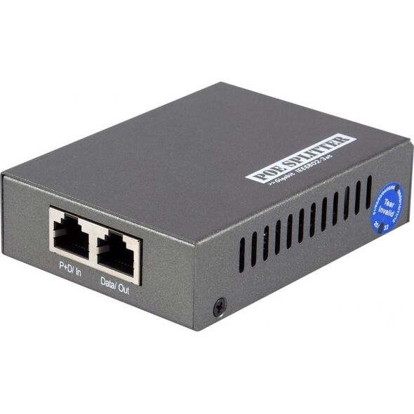 LevelOne LevelOne POS-3000 rozgałęziacz sieciowy Czarny Obsługa PoE 13434549 4015867226698