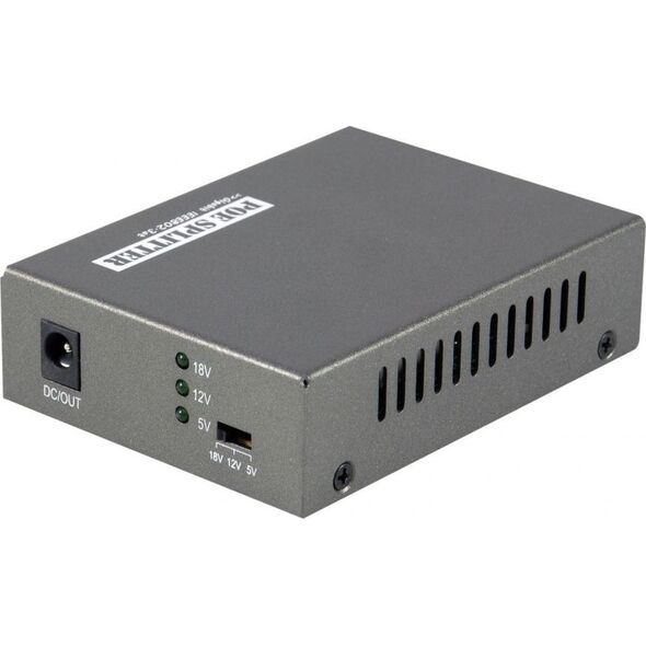 LevelOne LevelOne POS-3000 rozgałęziacz sieciowy Czarny Obsługa PoE 13434549 4015867226698