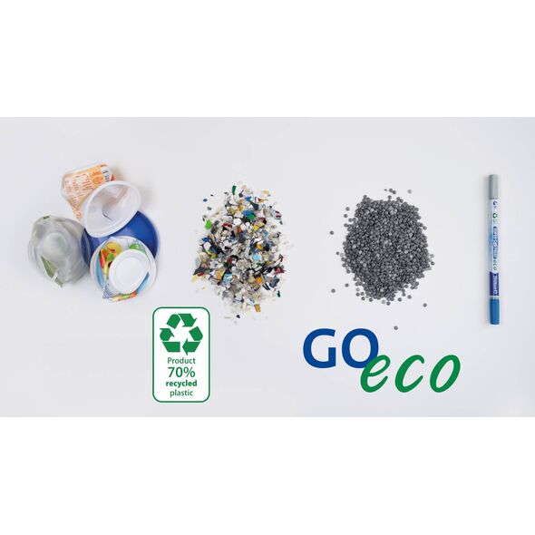 Pelikan Pelikan Super Pirat eco gumka Plastik Wielobarwny 50 szt. 13435205 4012700822260